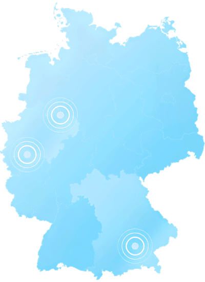 Einsatzgebiete der ASM Wassertechnik Deutschlandweit